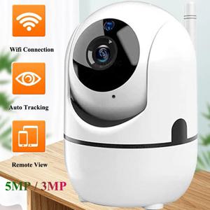 ICSEE 앱 5MP PTZ 카메라 스마트 홈 감시 카메라 IR 야간 투시경 보안 카메라 양방향 오디오 자동 추적 와이파이 카메라