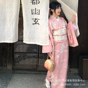 신 소녀 일본식 핑크 문학 복고풍 소녀 드레스 드레스 전통 개선 중국 스타일