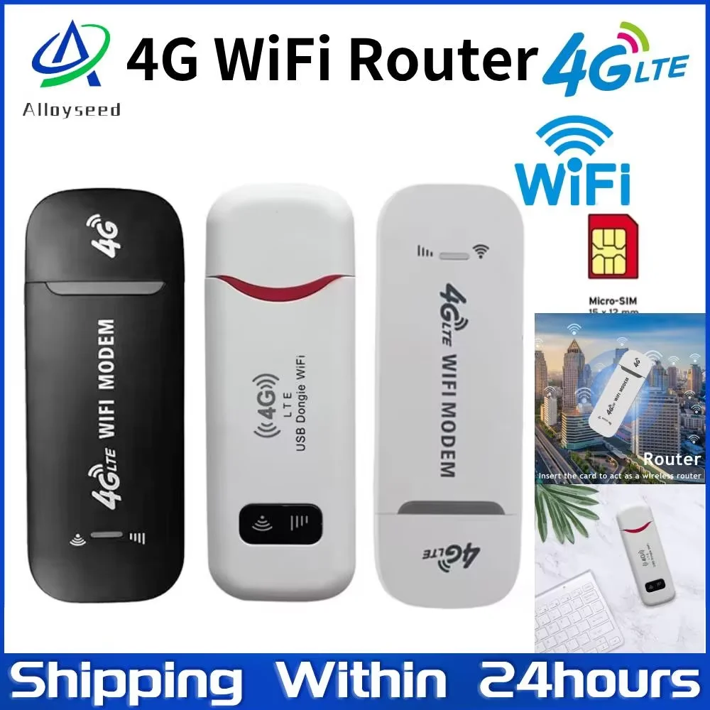 4G/5G 모바일 와이파이 라우터 150Mbps 4G LTE 무선 USB 동글 모뎀 스틱 심 카드 포켓 핫스팟 와이파이 광대역 가정용 사무실용