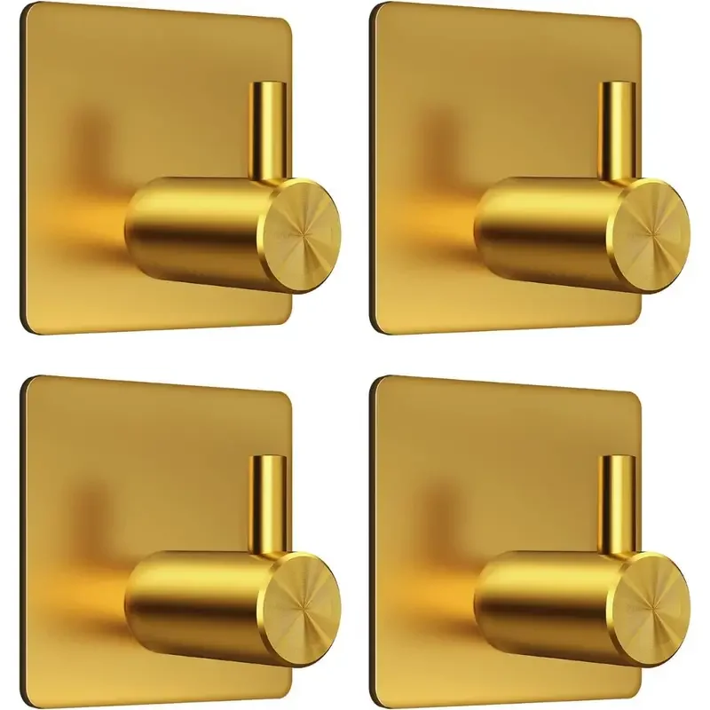 접착제 벽 후크 수건 키 천으로 코트 랙 문 욕실 가운 걸이 주방 가방 모자 교수형을위한 스티커 후크 주최자