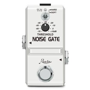 Rowin 슈퍼 소형 페달 노이즈 게이트 효과 소음 감소 노이즈 필터 억제 장치 Noisegate NS-3 PedalBoard 일렉트릭 베이스용