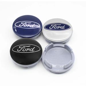 4개 54mm 자동차 휠 센터 캡 허브캡 커버 엠블럼 (포드 포커스 Mk2 Mk3, 피에스타, 몬데오, S-MAX, 머스탱, 퓨전, 쿠가 ST 액세서리용)