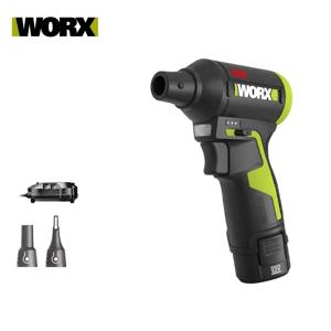 WORX WU094 12V 무단속 속도 조절 ESD 안전 브러시리스 리튬 사이클론 먼지 제거기 터보 팬 효율적인 청소 도구