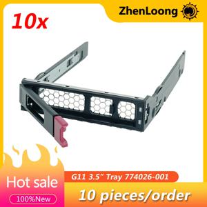새로운 10개/묶음 774026-001 3.5인치 캐디 HP ProLiant ML350 ML30 ML110 Gen10/9 HPE DL385 DL365 G10 PLUS Aopllo 4200 G9 DL380 G11용