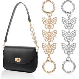 1개 지갑 체인 연장기, 금속 체인 연장기, 핸드백용 나비 모양 가방 체인 연장기, 숄더백용