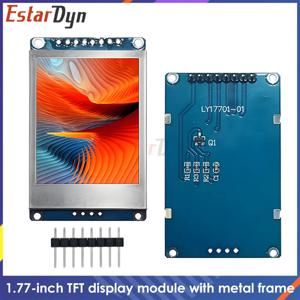 1.77 인치 128x160 TFT LCD 디스플레이 모듈 ST7735 드라이버 SPI 인터페이스 아두이노 ESP32 ESP8266 라즈베리 파이 피코 DIY 프로젝트용
