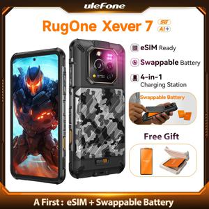 RugOne Xever 7 5G 러기드 폰 안드로이드 15 스마트폰 512GB ROM 12GB+12GB RAM 6.67인치 120Hz AMOLED NFC 5500mAh 교체형 배터리
