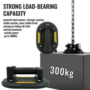 2025년 신제품 300Kg 지능형 디스플레이 산업용 전기 진공 흡착컵 중량물 리프터 대리석 타일 유리용