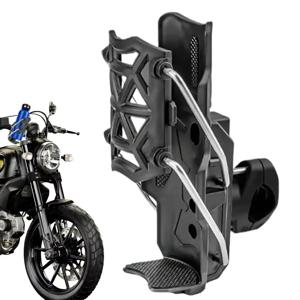 360 °   회전식 자전거 컵 홀더 MTB 로드 사이클링 오토바이 모터바이크용 조절 가능한 핸들바 마운트 물병 케이지