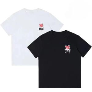 WAAC 순면 반팔 티셔츠 스타일리시하고 다재다능하며 모든 계절에 적합한 스트리트웨어 오버사이즈 루즈 캐주얼