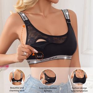 1pcs 프론트 오픈 간호 브래지어 출산 속옷 임산부를위한 울트라 얇은 모유 수유 브래지어 스틸 링 없음 처짐 방지