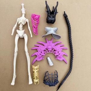 새로운 1/6 몬스터 인형 옷 패션 드레스 스커트 레깅스 교체용 손 팔 외계인 개미 꼬리