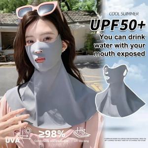 야외 스포츠 러닝 페이스 가드 마스크 귀걸이형 오픈 입 코 통기성 자외선 차단 마스크 안티 UV 라이딩 페이스 마스크