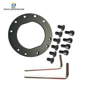 스티어링 휠용 Fanatec QR2 어댑터 플레이트에 대한 70mm 구멍 간격 알루미늄 합금 소재, CNC 가공 및 양극 처리.