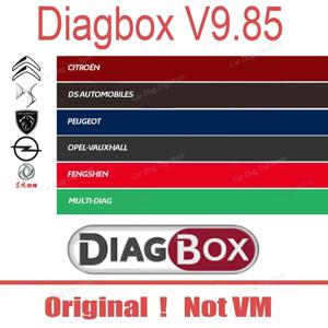 2025 신형 Diagbox 9.186 자동차 진단 소프트웨어 Diagbox V9.85, PP2000 Le-xia3와 호환, 푸조, 시트로엥 순정 설치
