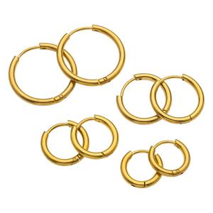 10pcs 스테인레스 스틸 작은 Huggie 후프 귀걸이 커넥터 저자 극성 여성 선물 세트 DIY 쥬얼리 액세서리 만들기