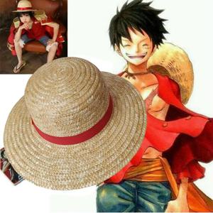밀짚 모자 애니메이션 코스프레 소품 Luffy 모자 역할 놀이 여름 Strawhats 무대 공연 액세서리 성인 unisex sunshade hat