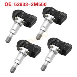 4pcs 529332M550 타이어 압력 센서 현대 악센트 Elantra Equus Sonata Kia Optima Sorento Soul 52933-2M550 TPMS 315MH