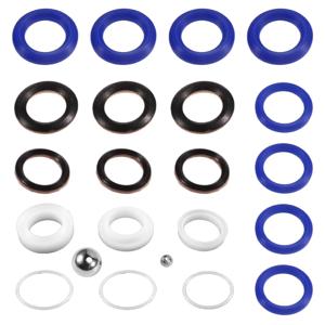 A002 248213 에어리스 페인트 분무기 펌프 수리 포장 키트 1095 1595 5900 에어리스 페인트 분무기 용 씰 링 키트