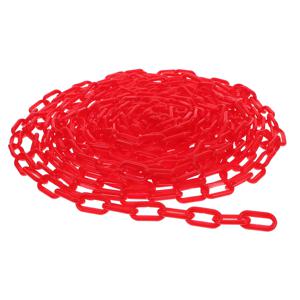 플라스틱 안전 10M 군중 통제 체인 배리어 링크 도로 콘 기둥용 경고 보안 체인 금주 주차 표지판 높이