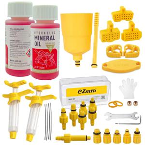 자전거 브레이크 미네랄 오일 60ML 자전거 유압 디스크 브레이크 오일 블리딩 키트 (시마노 텍트로 스램 너트 시리즈 브레이크 수리 도구용)