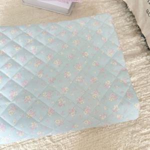 140x50cm 40수 두꺼운 누빔 면 디지털 프린트 작은 꽃무늬 원단, 패딩 가을 겨울 재킷 면 코트 가방 재봉 천