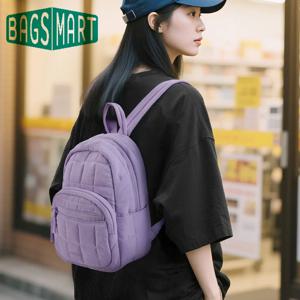 BAGSMART 작은 배낭 여성 귀여운 소녀 대학 도서 가방 레저 여행을위한 다기능 미니 데이 팟 간단한 여성 배낭