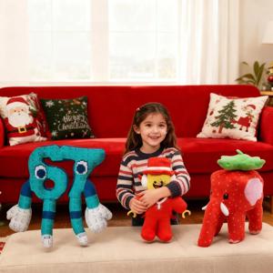 25cm 스틸 어 브레인롯 게임 플러시 인형 장난감 만화 귀여운 부드러운 츄이 펠루체 방 장식 플러시 인형 장난감 어린이 선물 크리스마스