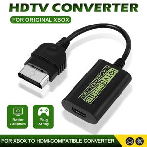 Xbox 용 HDTV 프로젝터 TV 모니터 변환기 HDMI 호환 변환기 XBOX 1080P 720P 480P 용 디지털 비디오 오디오 어댑터