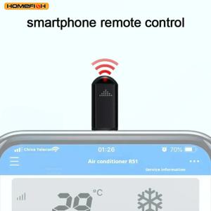 HOMEFISH Type C 스마트폰 적외선 송신기 제어 스마트 앱 제어 어댑터 적외선 리모컨 텔레비전에 적합
