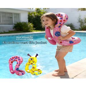 어린이용 풍선식 구명조끼, 수영, 해변, 수상 스포츠용 어린이 안전 구명조끼 부력 보조기구