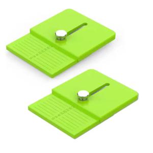 ABVS 자동차 필름 윈도우 틴트 엣지 커팅 도구 2개/팩 소형 가이드 플레이트 거리 정밀 트리밍 도구 (랩핑용)