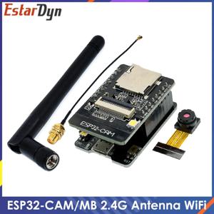 ESP32-CAM ESP32-CAM-MB 마이크로 USB ESP32 시리얼-와이파이 변환기 ESP32 CAM 개발 보드 CH340 5V 블루투스 OV3660 / OV2640 카메라