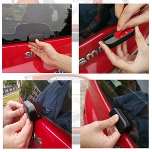 구형 스마트 포투 451 보조 손잡이용 자동차 후면 범퍼 트렁크 뒷문 손잡이 스티커 외부 장식 자동차 액세서리