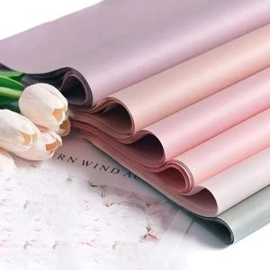 40pcs 티슈 페이퍼 75*52CM 공예 종이 꽃 포장 스크랩북 종이 파티 선물 포장 장식 꽃 포장지