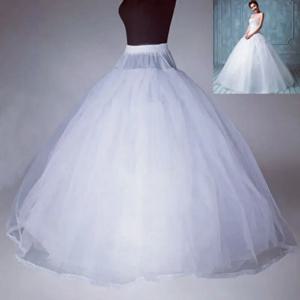 4/6/8 레이어 Tulle Petticoat 웨딩 액세서리 라인 웨딩 드레스 용 농구가없는 Chemise Wide Puffy Undershirt