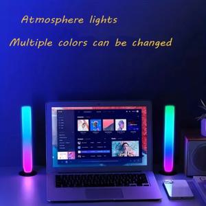 LED 라이트 스트립 데스크탑 무드등 디밍 가능 리모컨 음악 리듬 조명 거실 침실 파티 게임 데스크탑 장식