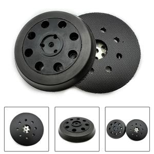 1개 5인치 9홀 샌딩 패드 3개 나사 구멍이 있는 백킹 플레이트 125mm 교체용 샌더 훅앤루프 연마용 호환 가능
