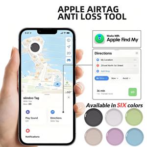 스마트 GPS 트래커 태그 애플 iOS 에어태그 호환 분실 방지 위치 추적기 자동차 키 자전거 노인 애완동물 분실 방지 트래커