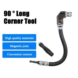 직각 부착 플렉스 샤프트, 드릴 부착 12인치 90도 직각 전기 드릴 코너 도구