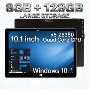 8GB RAM 128GB ROM 10인치 윈도우 10 태블릿 PC x5-Z8350 쿼드 코어 CPU WIFI 블루투스 4.0 1920 x 1200IPS 듀얼 카메라 1개의 USB 3.0 포트