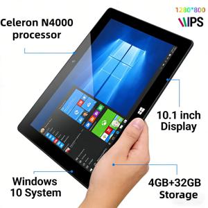 MTL10W 64비트 윈도우 10 태블릿 PC 10.1인치 셀러론 N4000 CPU 4GB 램 32GB ROM 1280*800 화면 해상도 4000mAh HD-MI 포트