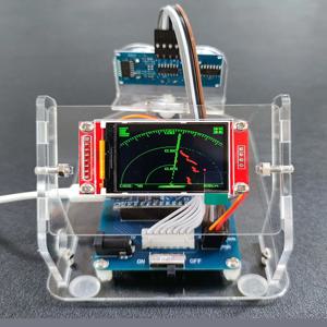 SG90 초음파 레이더 스캐닝 기술을 사용하여 DIY 키트를 만들 수 있는 아두이노 프로그래밍 로봇 감지 기계용 수동 창의 장난감