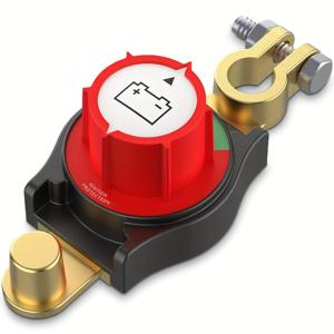 탑 포스트 배터리 차단 스위치 배터리 차단 스위치 3세대 배터리 킬 스위치 (트럭, 보트, RV, 헤비듀티용) 12V-48V