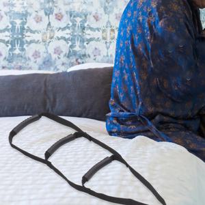 노인용 침대 사다리 조절식 당김 스트랩, 척추 부상 및 하체 마약 환자용, 싯업 보조 침대 지지 스트랩, 환자 용품