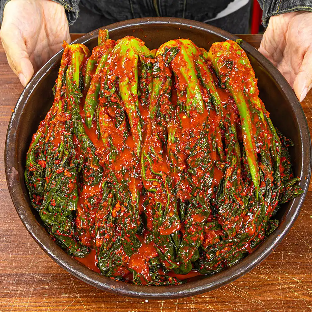 대통령상 수상 전라도식 비법양념 여수 돌산 갓김치