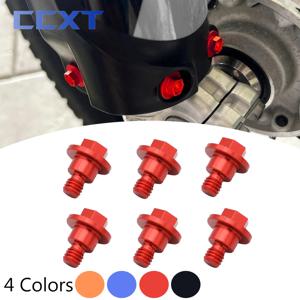 M6 * 12 KTM SX SXF XC XCF XCW EXC EXCF Husqvarna TC TE TX FC FE FX 125-530 2000-2022 용 모토크로스 프론트 포크 가드 볼트 나사