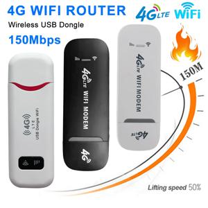 4G LTE USB 모뎀 스틱 150Mbps 무선 라우터, 가정 사무실용 4G 심 카드 WiFi 어댑터, 모바일 광대역 USB 동글