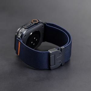 애플워치용 낙하산 스트랩 10 밴드 40mm 44mm 46mm 49mm 45mm 41mm 나일론 팔찌 아이워치 시리즈 11 9 8 7 SE 울트라2 3