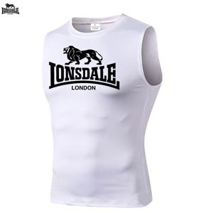LONSDALE 여름 신상 남성용 풀오버 라운드 넥 메쉬 바텀 셔츠 스포츠 피트니스 수영 러닝 셔츠 민소매 조끼